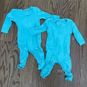2 Primary rompers, 0-3M